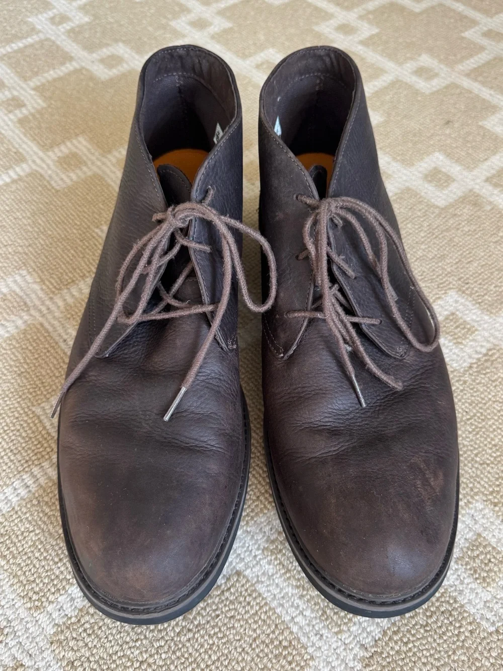 Timberland Stormbucks Waterproof Chukka Boots Brown Leather Mens 13